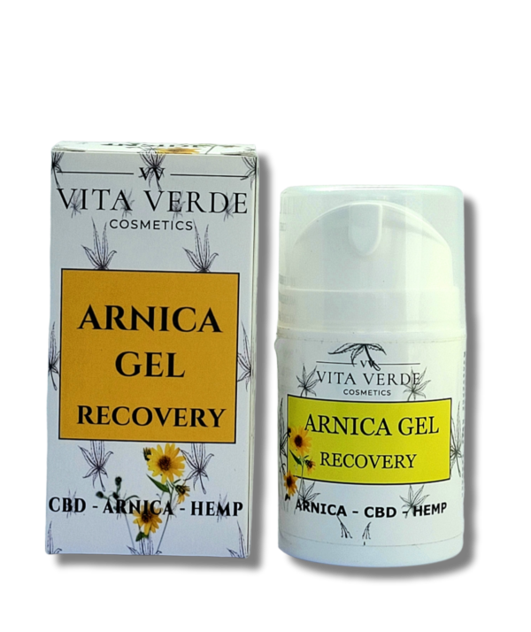 Arnica Gel Recovery für schnelle Erholung von muskeln und Gelenkbeschwerden.